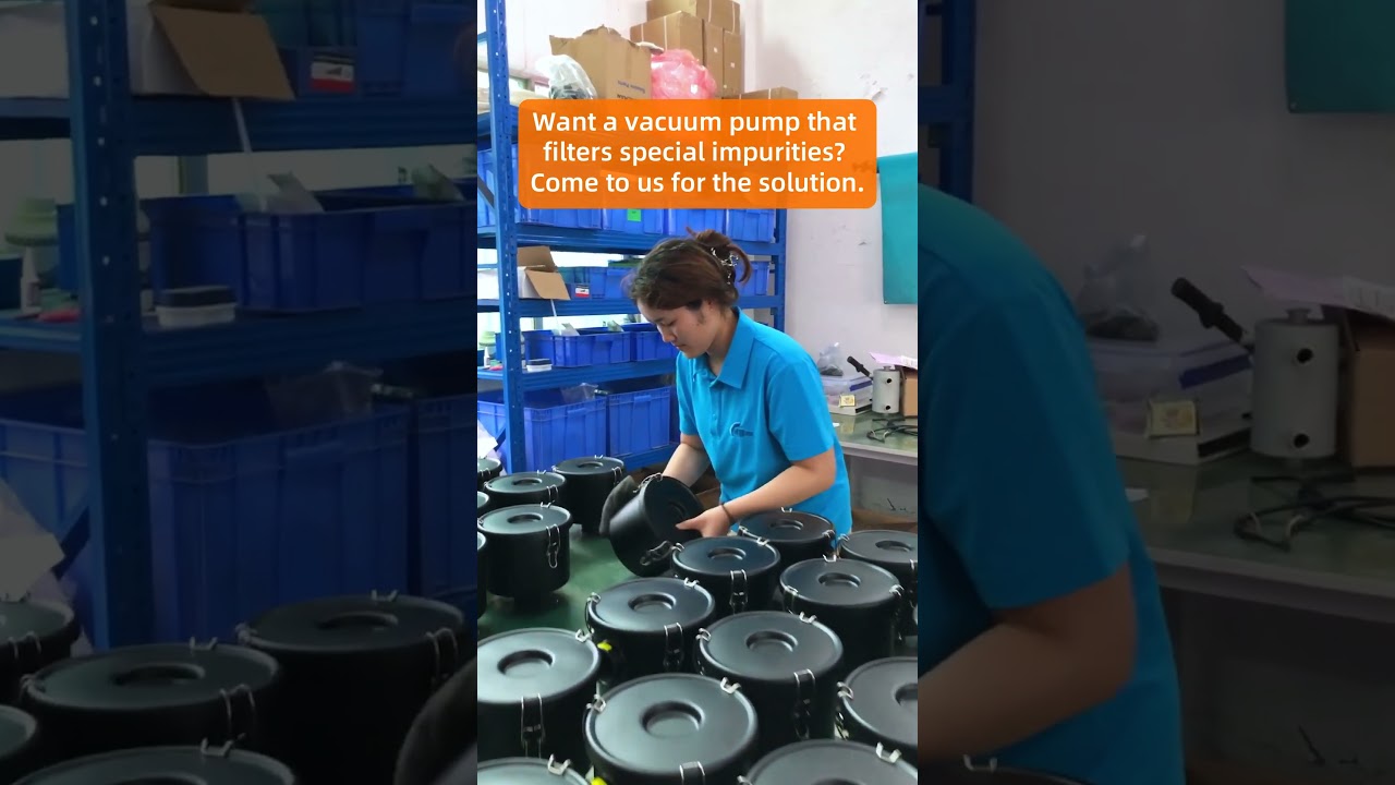 Want a vacuum pump that filters special impurities? Come to us for the solution.