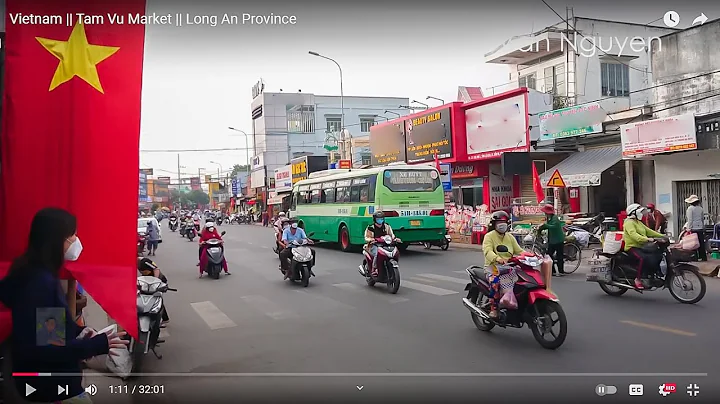 Vietnam || Tam Vu Market || Long An Province