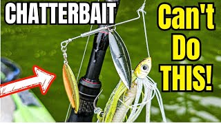 Spinnerbaits are BETTER than Chatterbaits at THIS!