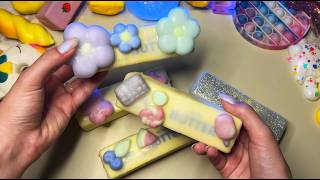 Cracking Wax on Cute Butter Squishies! (Hello Kitty, Sweets & Flowers) 🎀🌸 screenshot 3