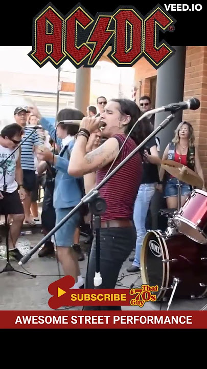 AC/DC - Awesome Street Performance - Coverband LIVE
