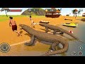 Komodo Dragon Family Sim Beach & City Attack - Best Android GamePlay #Animals Simulator