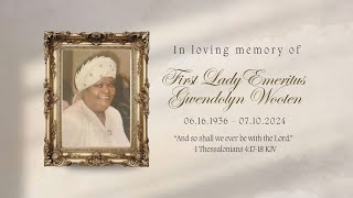 MEMORIAL TRIBUTE | Mrs. Gwendolyn Wooten