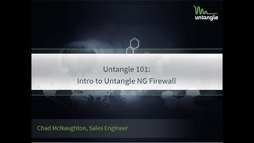 Untangle 101: Intro to Untangle NG Firewall
