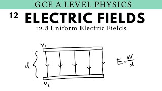 GCE A Level Physics | Uniform Electric Fields (Electric Fields Chapter)