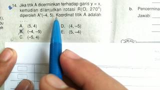 Mudah kok🤗 !! Transformasi Komposisi - Refleksi dilanjutkan Rotasi 270° screenshot 4