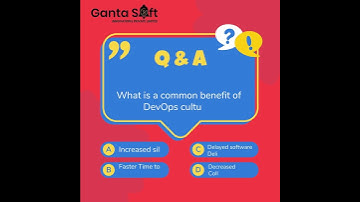What Is a Common Benefit Of DevOps Culture |GantaSoft | Best Devops Training in  KPHB HYD |