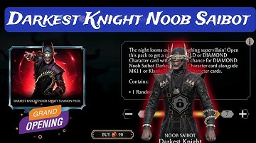 DARKEST KNIGHT NOOB SAIBOT OPENING MORTAL KOMBAT 11