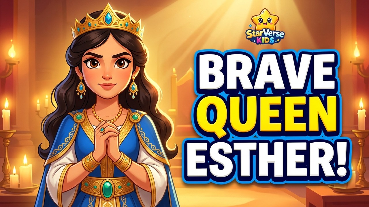 Queen Esther Bible Song | Brave Like Esther | Animated Bible Stories ...