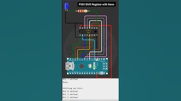 Best Way to Interface PISO shift Register with Arduino Nano