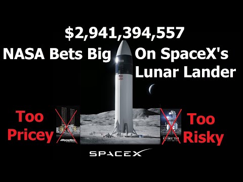 NASA Will Spend $2,941,394,557 On SpaceX's Massive Lunar Starship Lander!!!