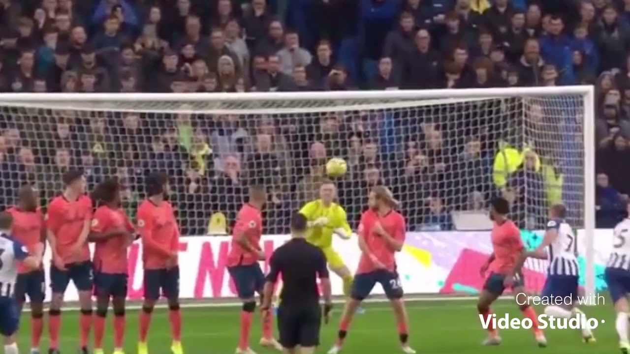 Premier league best free kick this season