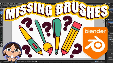 WAAROM je Blender Brush Pack VERDWENEN IS / Blender Update 4.3