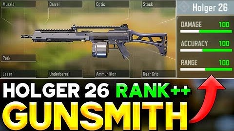 Best Holger 26 Gunsmith Loadout/Class Setup | Season 4 COD Mobile | CODM