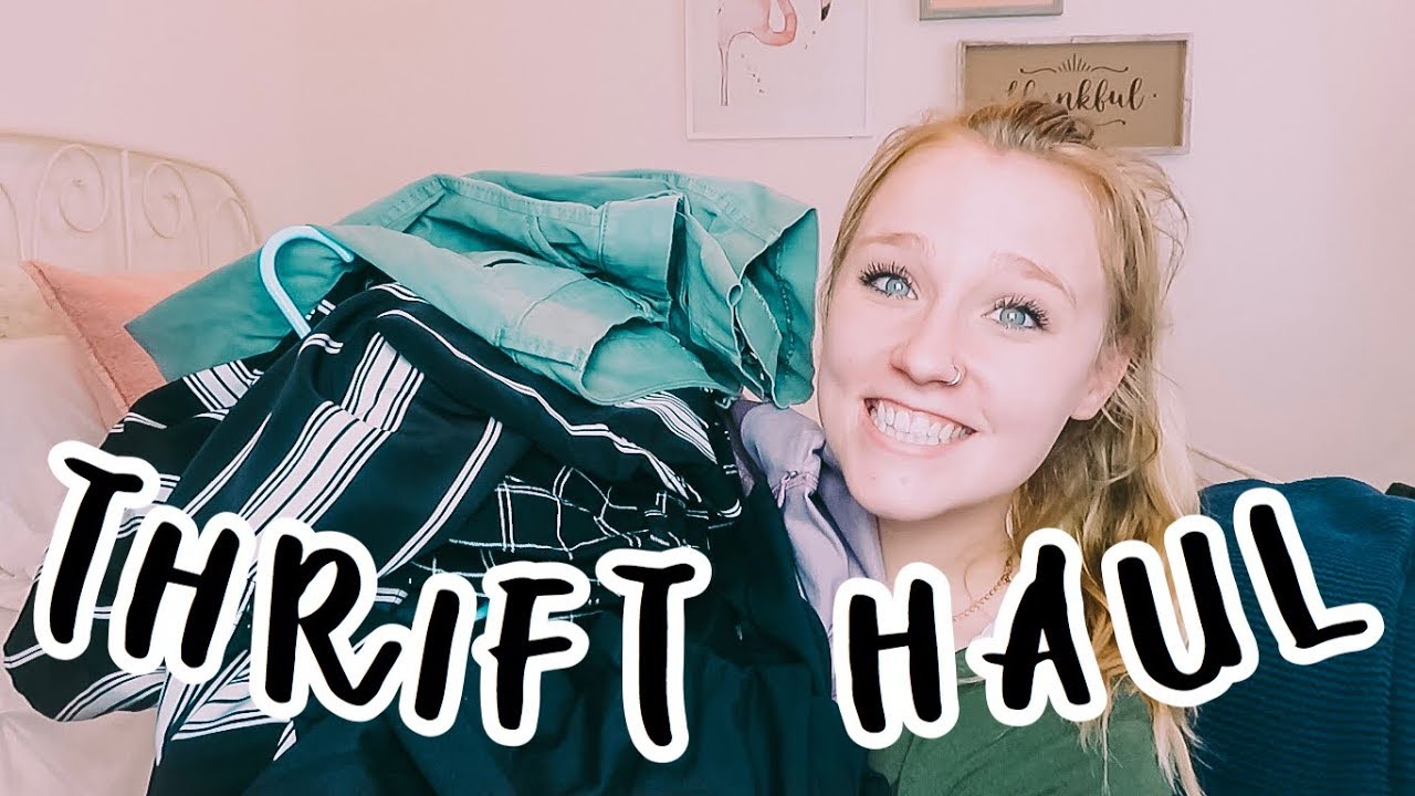 HUGE THRIFT STORE HAUL 2019! | TEACHER CLOTHING HAUL! | JOB INTERVIEW OUTFIT IDEAS!