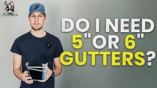 Avoid costly mistakes: Which gutter size is right for you? #gutters