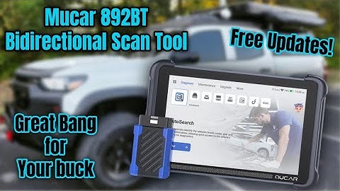 One of the BEST Scan Tools For the Price Mucar 892BT Make Diagnosing Problems EASY
