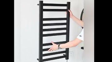 How to install a heated towel rail？