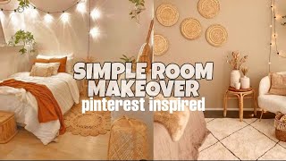 ROOM MAKEOVER PINTEREST INSPIRED- KAMAR 3x3 M  (WARM THEME) | room makeover indonesia