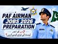 PAF Airman test preparation 2026 | How to prepare in in just 7 days |