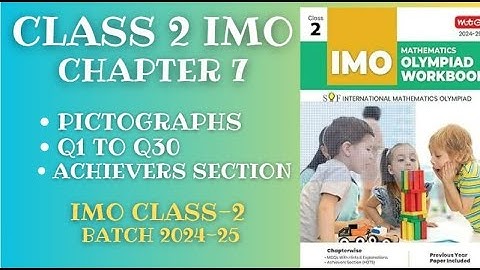 IMO CLASS-2 CH-7 Pictographs (Q1-Q30) for 2024-25