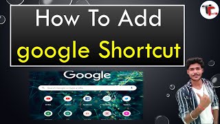 How to add shortcut to google chrome homepage || Google chrome browser par shortcut kaise Add kare 💻