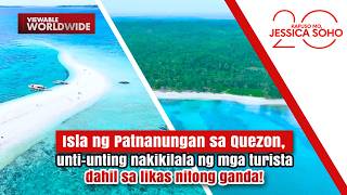 Take a look at the long stretch of white sand in Patnanungan Island, Quezon! |Kapuso Mo,Jessica Soho