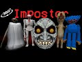 If SCARY MOON, GRANNY, SCP 096 SHY GUY, SCP 173 SCULPTURE were the Impostors - Minecraft 360°