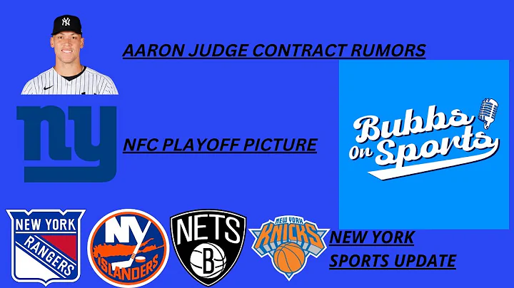Aaron Judge contract rumors, NFC playoff picture & much more. Bubbs on Sports POD November 30, 2022