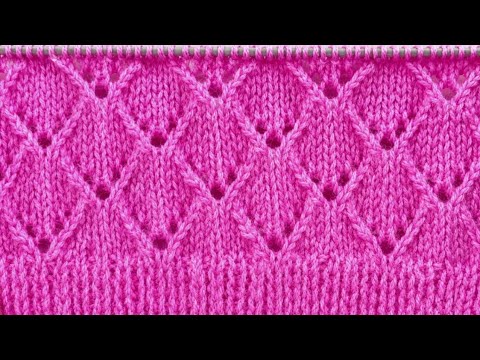 बहुत आसान जाली वाला बुनाई डिजाइन | Easy Knitting Pattern No-707 for Sweater Beginner Friendly