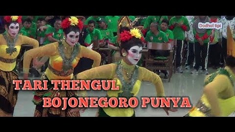 Tari thengul, tari tradisional Bojonegoro yang lagi hits