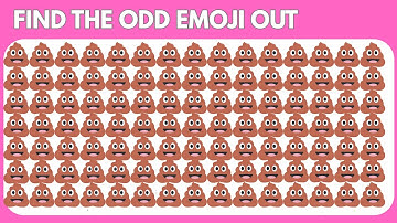 Find the Odd One Out! Emoji Quiz | Easy, Medium, Hard Levels