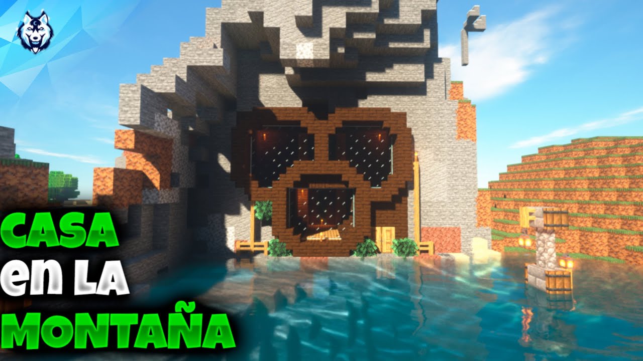 Como CONSTRUIR una CASA en la MONTAÑA -MINECRAFT🌄 - YouTube