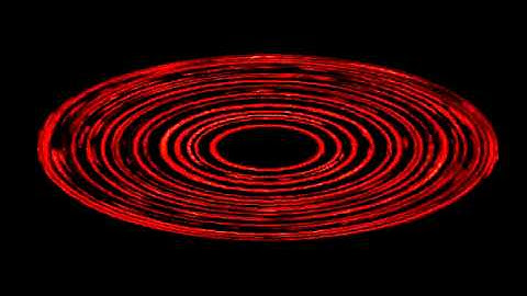 Sharp and eccentric rings in debris disks