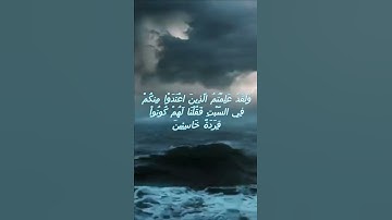 سورة البقرة اية 65 - مع صوت البحر بصوت جميل - وَلَقَدْ عَلِمْتُمُ الَّذِينَ اعْتَدَوْا