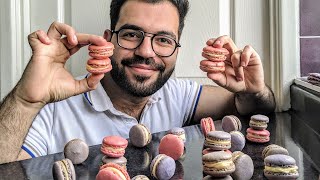 Easiest Macaron Recipe | اسهل طريقه لعمل الماكارون | مكارون على الطريقه الفرنسيه