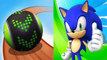Satisfying Mobile Games Play 9999 Tiktok Games Going Balls VS Sonic Dash 2