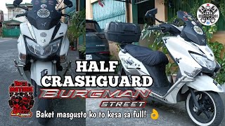 Half CrashGuard for Suzuki Burgman Street | DPOL Motor Parts | Mark MotoFood Vlog