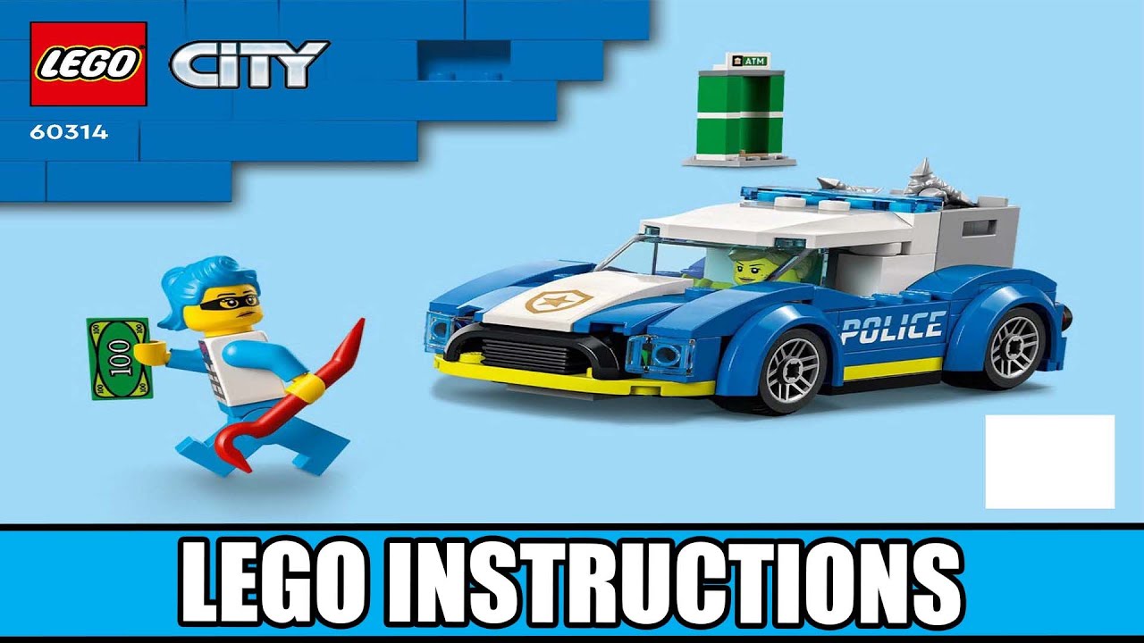 LEGO Instructions City 60314 Ice Cream Truck Police Chase (Book 1