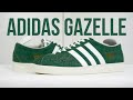 ADIDAS GAZELLE VINTAGE (green/white): Unboxing, review & on feet