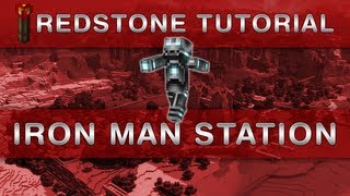 Minecraft: Iron Man Auto-Equip Station (Redstone Tutorial)