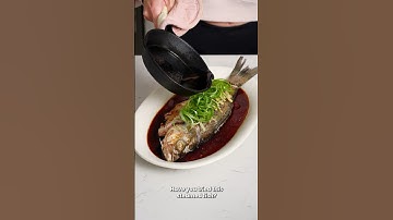 This Whole Steamed Fish 😍 #easyrecipes