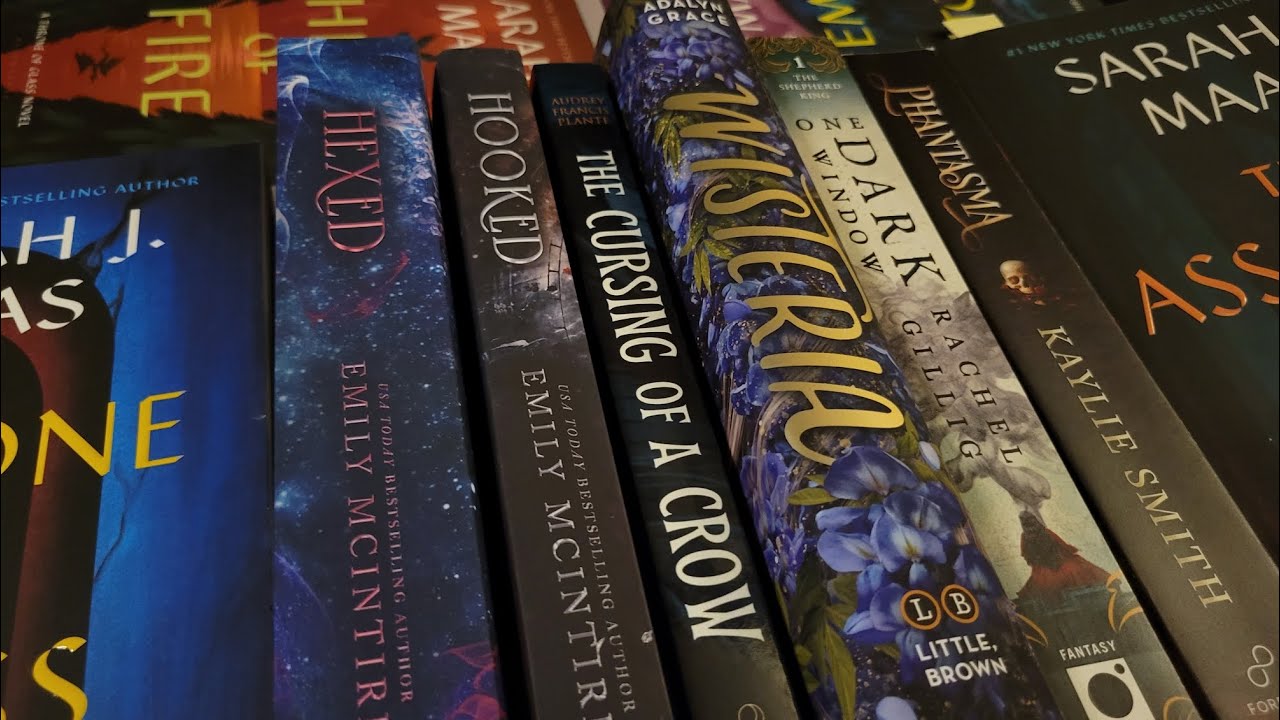 ASMR Book Haul!! [Whispering, Tapping, Book Sounds]