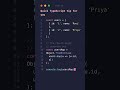 TypeScript tip that changed how I code 🚀 #coding #viral #typescript