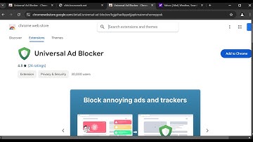 Universal Ad Blocker adware-type extension removal solution.