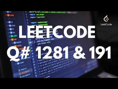 Leetcode question no 1281 and 191 [ IN HINDI ]