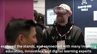 Virtual Auditorium Project Team Visiting Learning Technologies Exibition In Excell London
