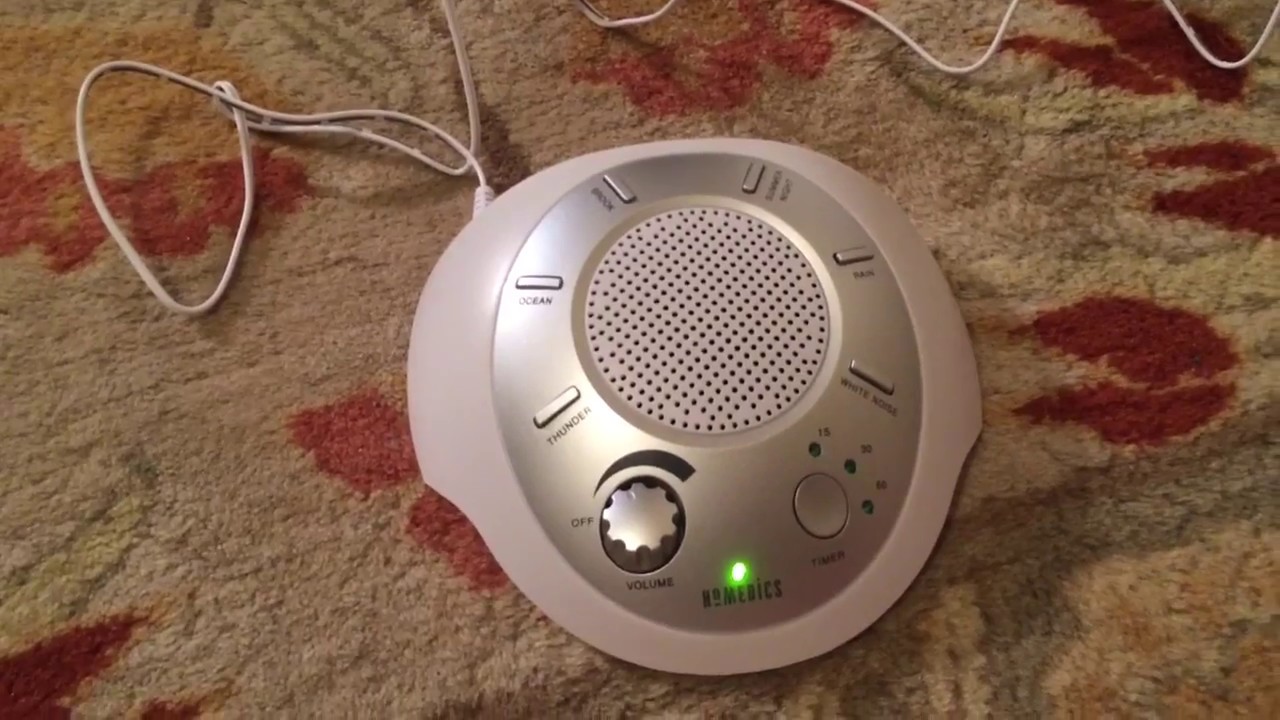 (Unboxing and demonstration) Homedics SoundSpa white noise machine. YouTube