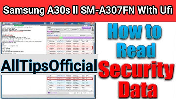 #samsung How to Read Samsung A30s Security Data With Ufi Box
