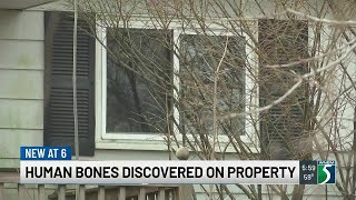 Human bones found on property